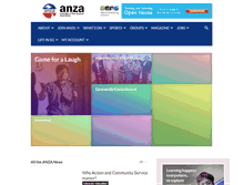 Tablet Screenshot of anza.org.sg