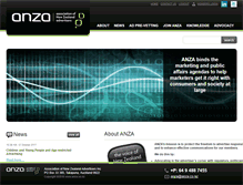 Tablet Screenshot of anza.co.nz